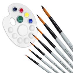 CANVAA  ART BRUSH ROUND SET OF 7 CPBR7